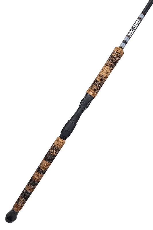 12' Centerpin Float Rod with Grey Wraps and Iridescent Trim